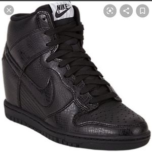 nike dunk sneaker wedges